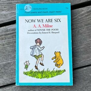 Now We Are Six Vintage 1971 Edition Paperback Book By A.A. Milne